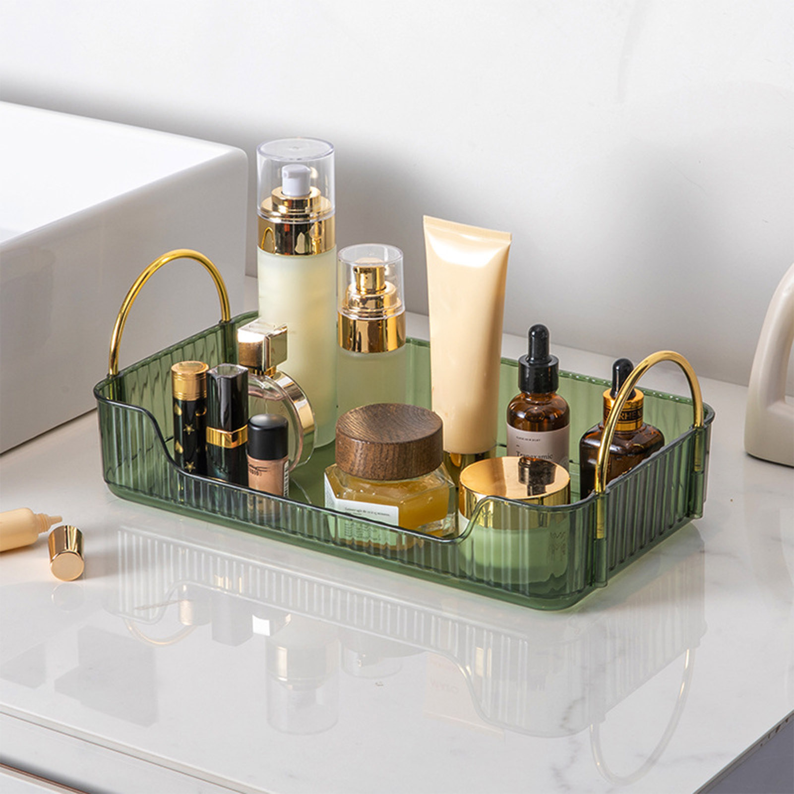 Home Goods Bathroom Storage - Bathroom Organizer Rack Light Luxury Acrylic