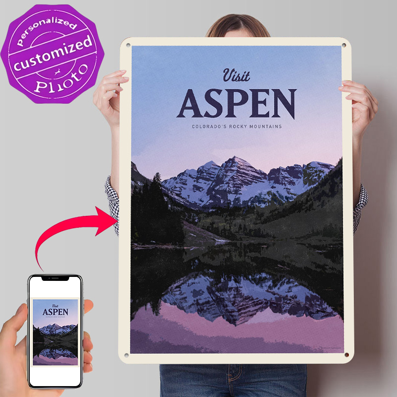 Bathroom Home Visit - Visit Aspen 3D Texture Printed Poster