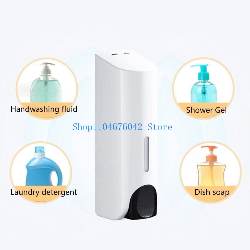 652F Shampoo & Soap Dispensers - Home Bathroom Wall Soap Dispenser ulasan dan harga