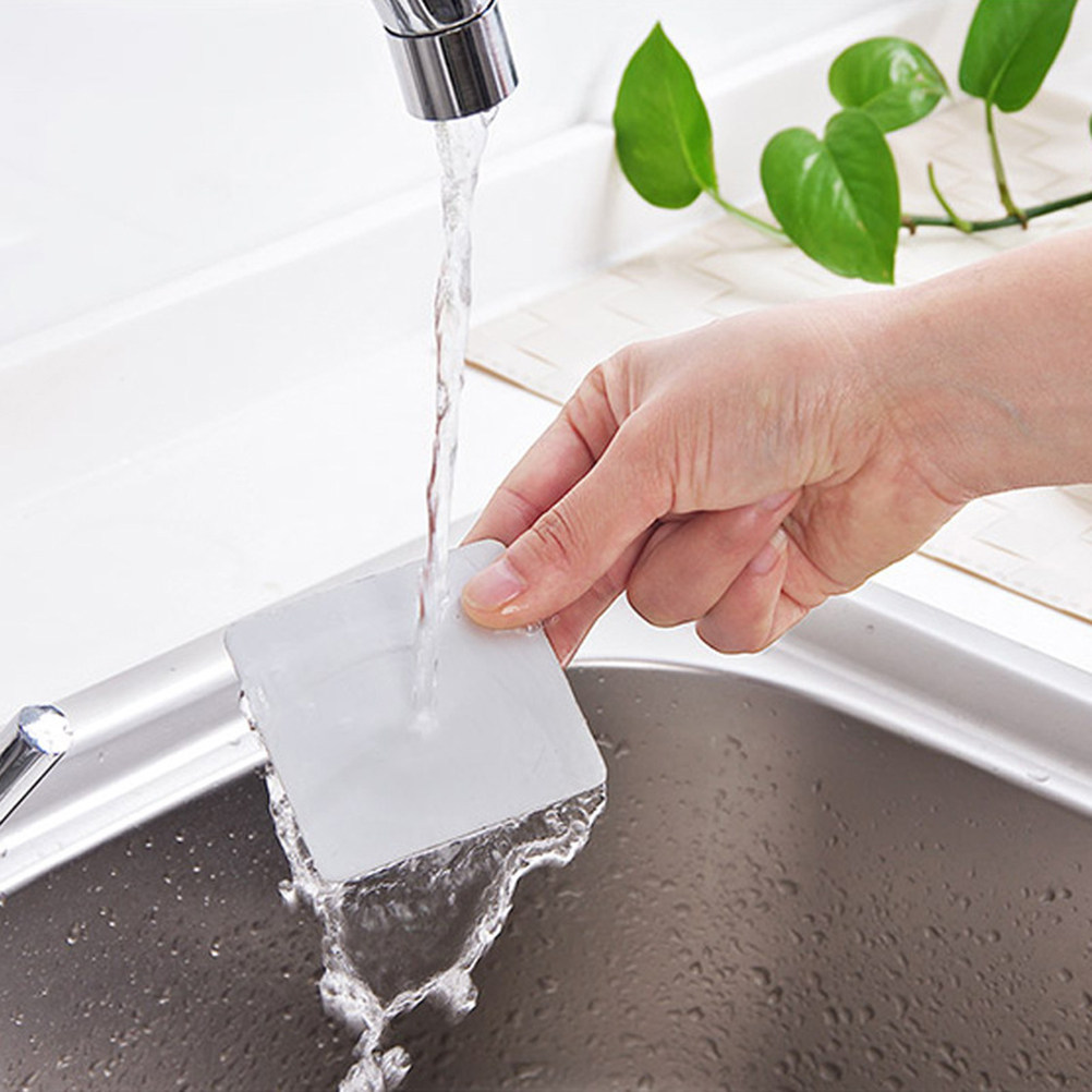 4Pcs Bottle Clamp Self Adhesiv - Home Bathroom Wall Soap Dispenser ulasan dan harga