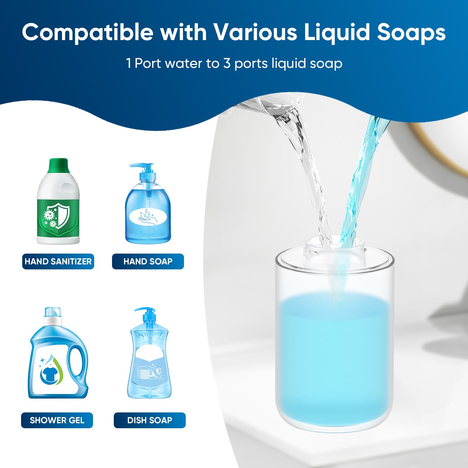 Touchless Automatic Foaming So - Home Bathroom Wall Soap Dispenser ulasan dan harga