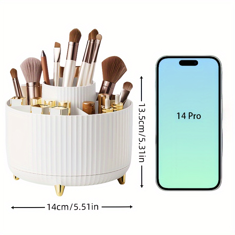 Rotatable Makeup Desktop Cosme - Home Goods Bathroom Storage ulasan dan harga