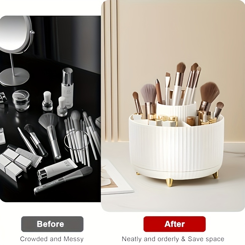 Rotatable Makeup Desktop Cosme - Home Goods Bathroom Storage ulasan dan harga