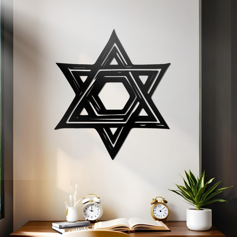CIFBUY Iron Wall Art Star of D - Home & Bathroom Building Products Pte Ltd Photos ulasan dan harga