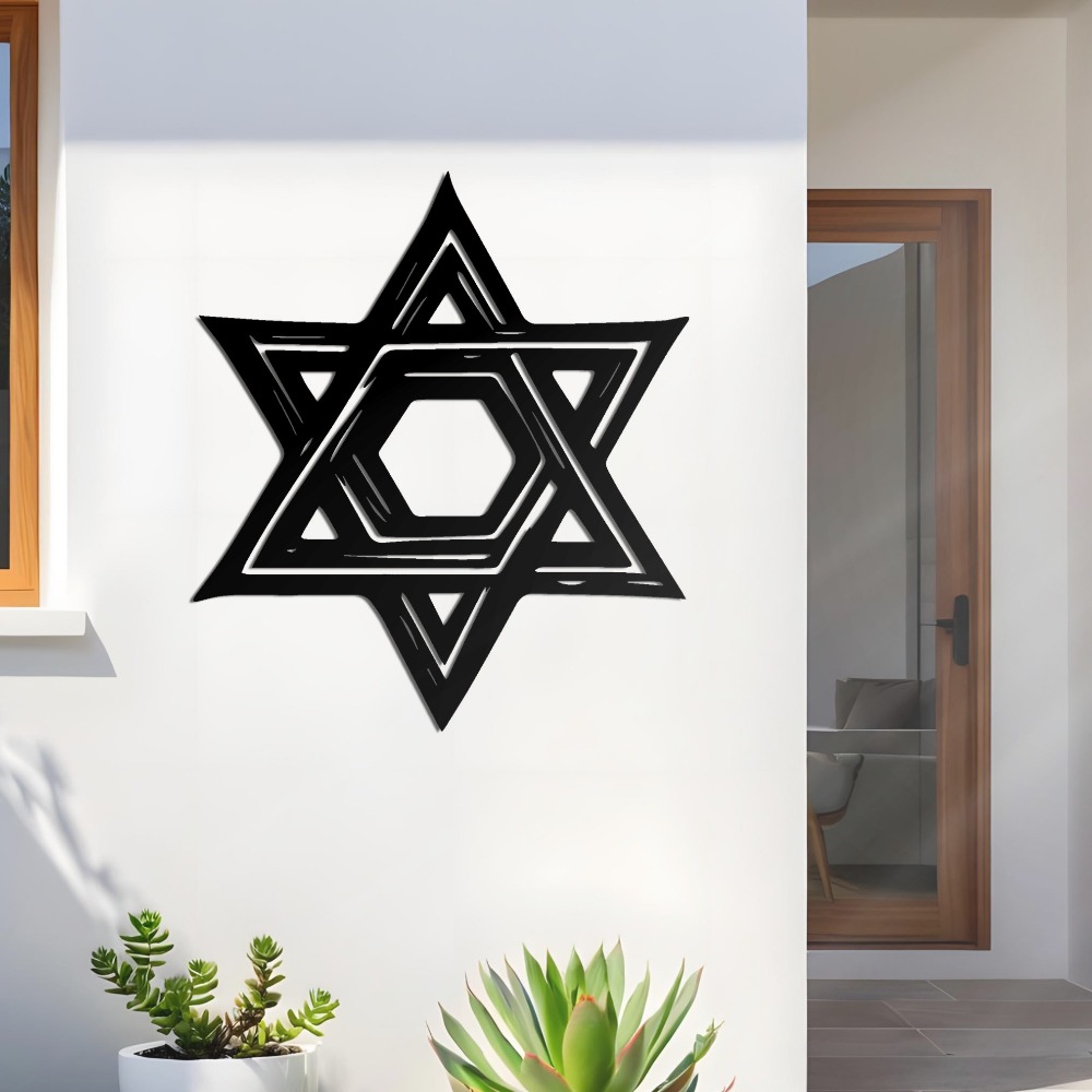 CIFBUY Iron Wall Art Star of D - Home & Bathroom Building Products Pte Ltd Photos ulasan dan harga