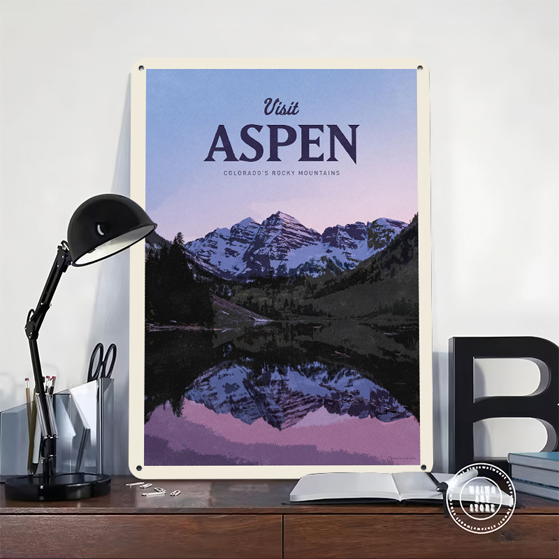 Visit Aspen 3D Texture Printed - Bathroom Home Visit ulasan dan harga