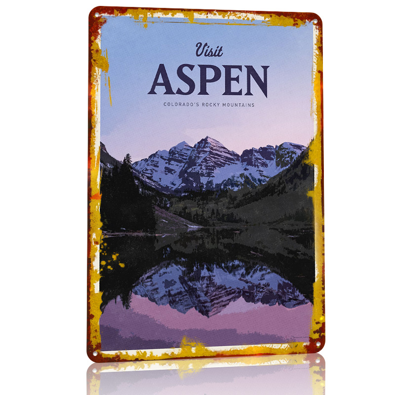 Visit Aspen 3D Texture Printed - Bathroom Home Visit ulasan dan harga