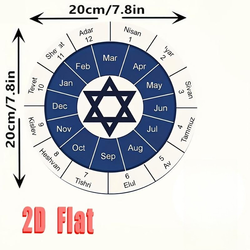 CIFBUY  Jewish Calendar Alumin - Home & Bathroom Building Products Pte Ltd Photos ulasan dan harga