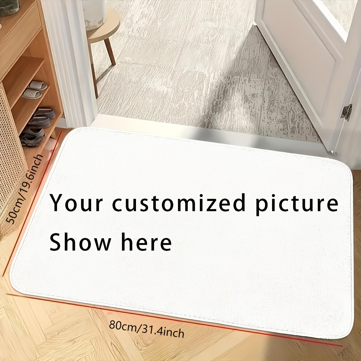 Customizable DIY Mat Entrance  - Home Bathroom Name ulasan dan harga