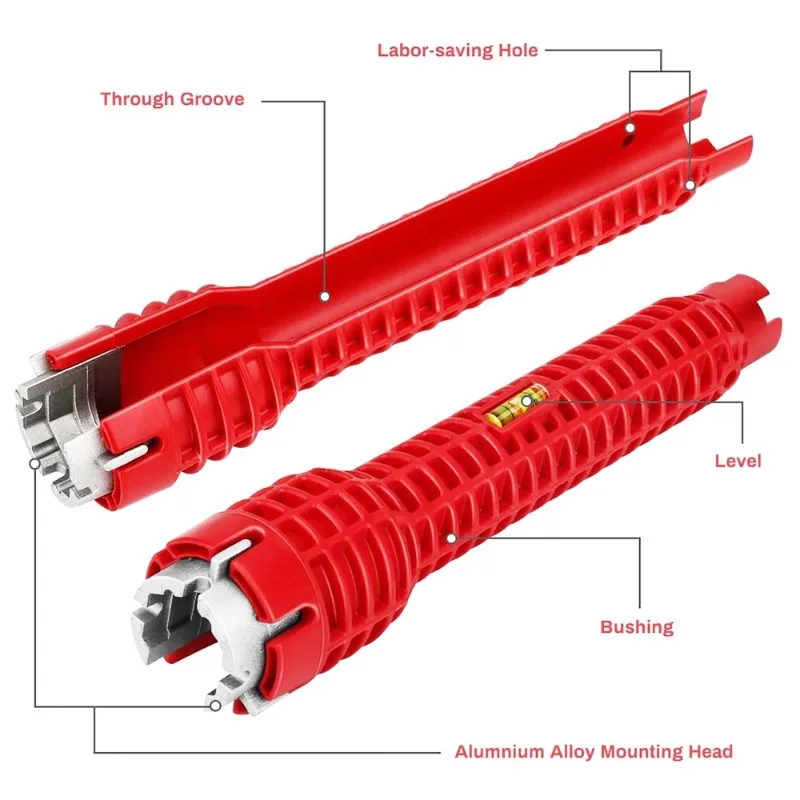 Universal Plumbing Tool Double - Home Bathroom Water Heater ulasan dan harga