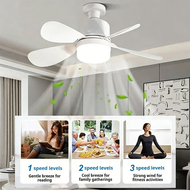 E27 Screw Ceiling Fan Light wi - Home Bathroom Fan ulasan dan harga