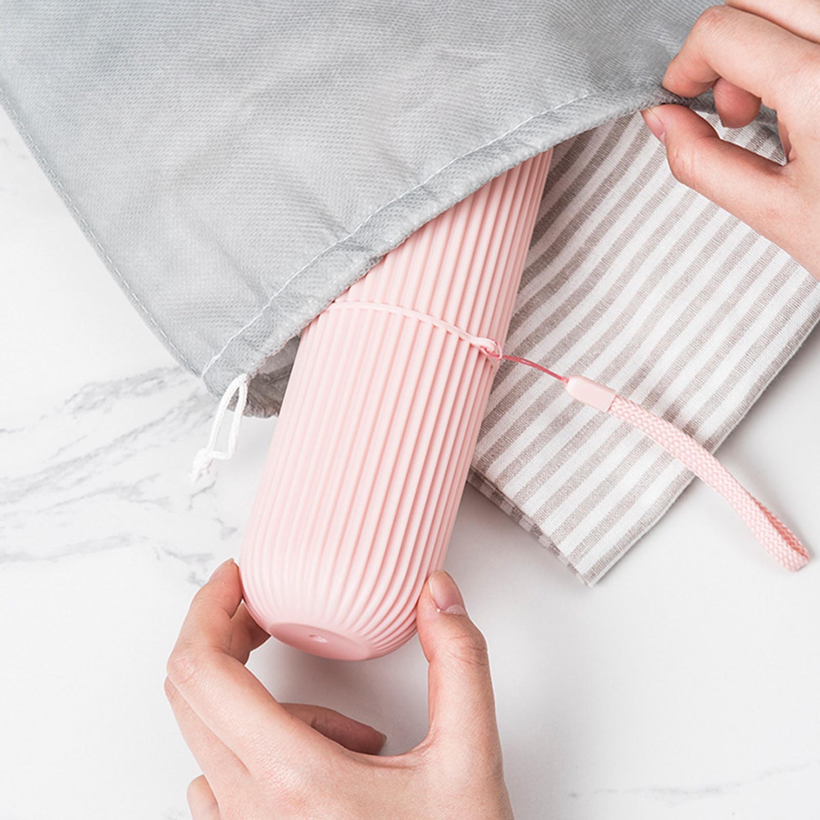 Pink Empty Travel Portable Too - Home Goods Bathroom Storage ulasan dan harga