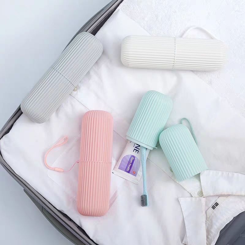 Portable Travel Toothbrush Box - Home Goods Bathroom Storage ulasan dan harga