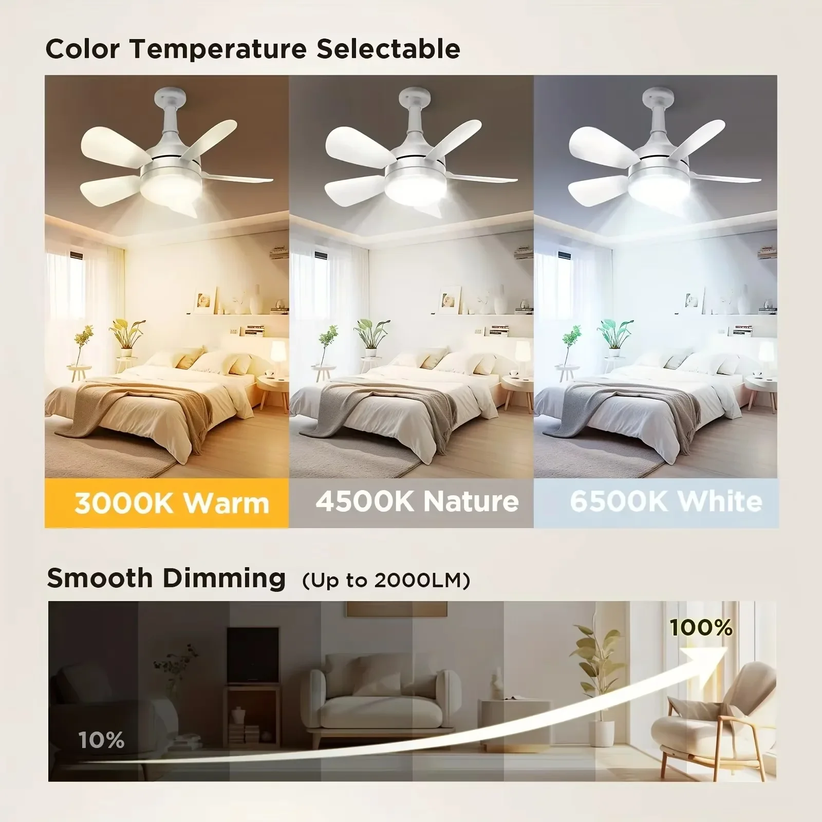 16 Inch 2-in-1 Ceiling Fan wit - Home Bathroom Fan ulasan dan harga