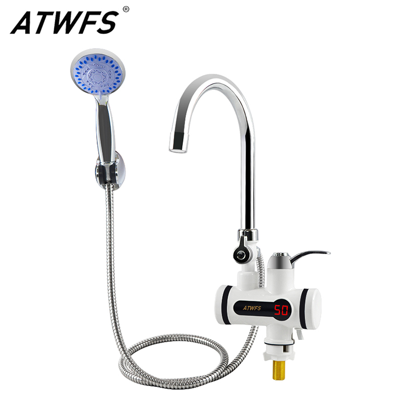 ATWFS 3000W Tankless Water Hea - Home Bathroom Water Heater ulasan dan harga