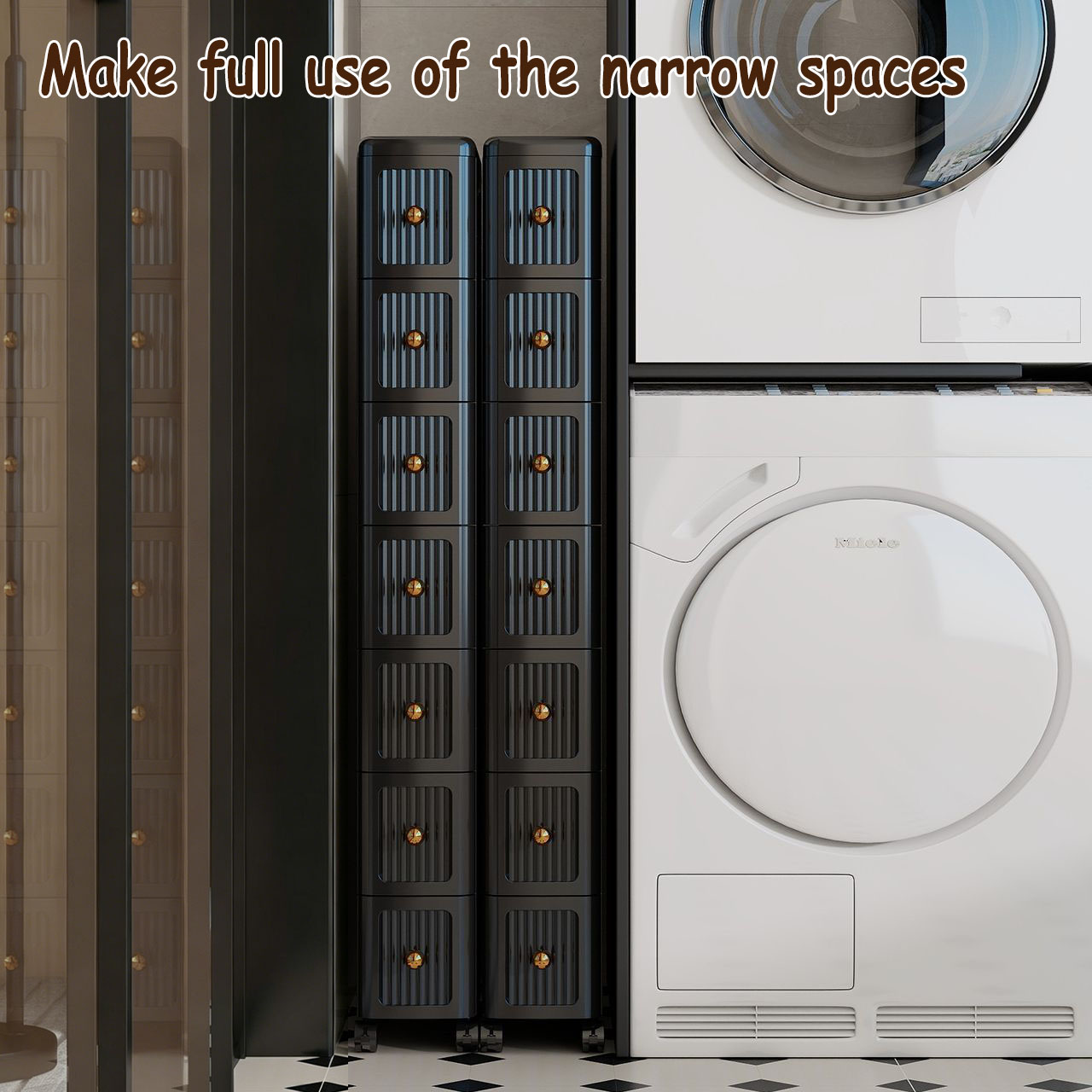 15CM Narrow Gap Drawer Storage - Home Goods Bathroom Storage ulasan dan harga
