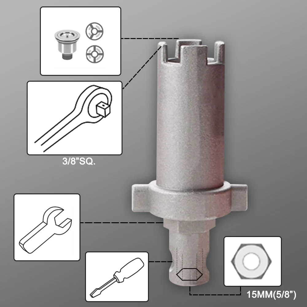 1pc 62/74mm Plastic Sink Screw - Home Hardware Bathroom Sinks ulasan dan harga