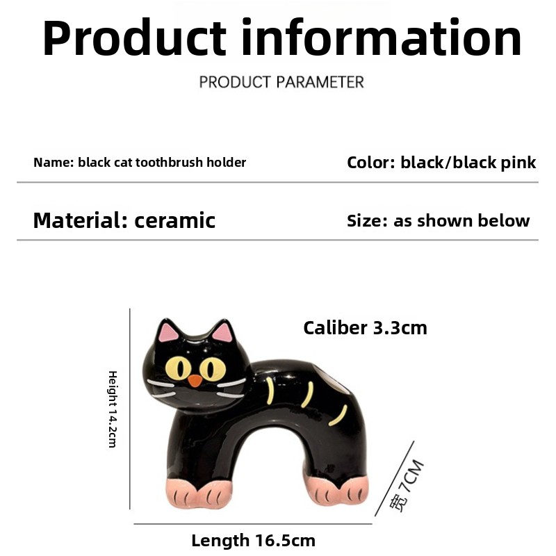 Personalized Creative Cute Bla - Home Goods Bathroom Storage ulasan dan harga