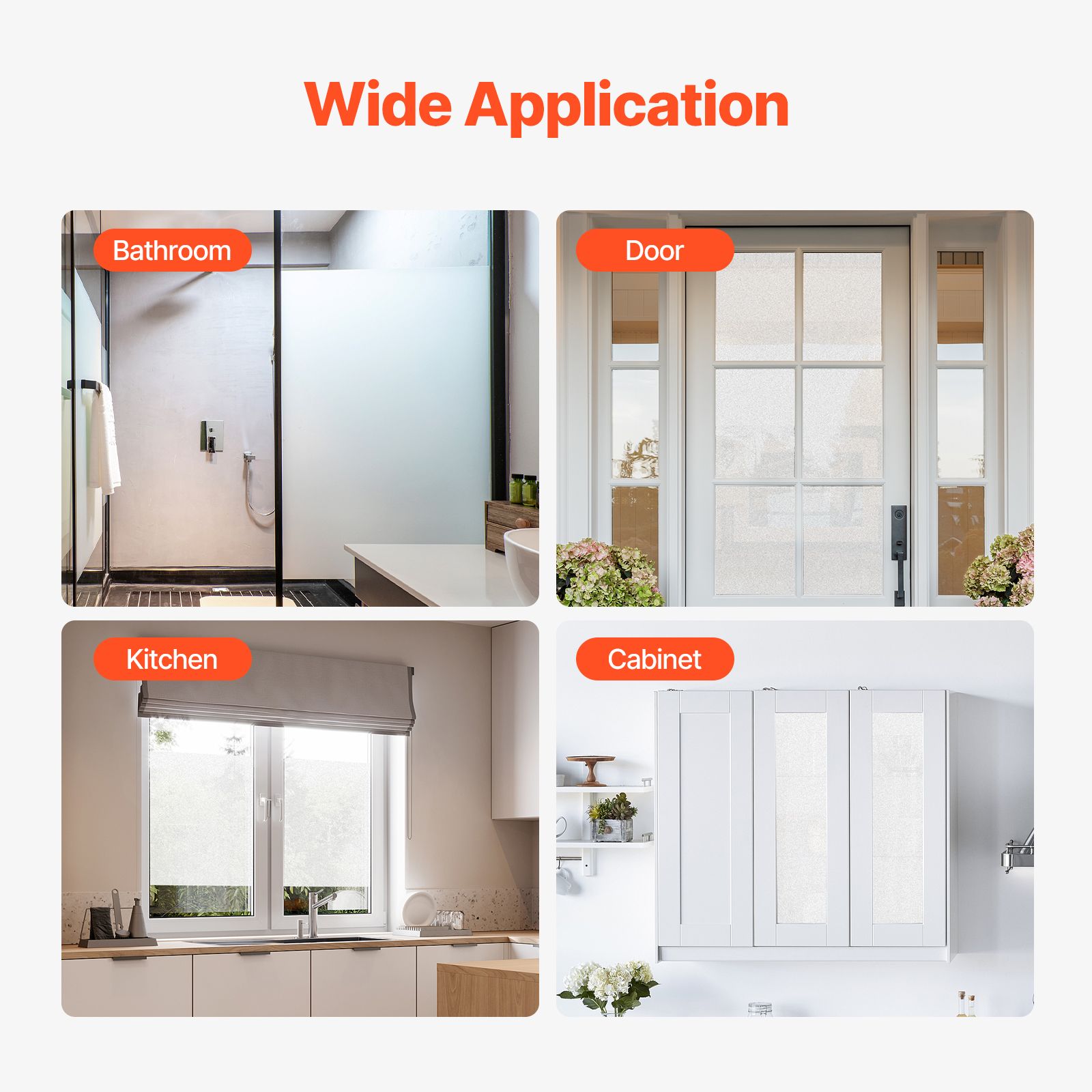Window Privacy Film, Frosted G - Home Bathroom Window Tint ulasan dan harga