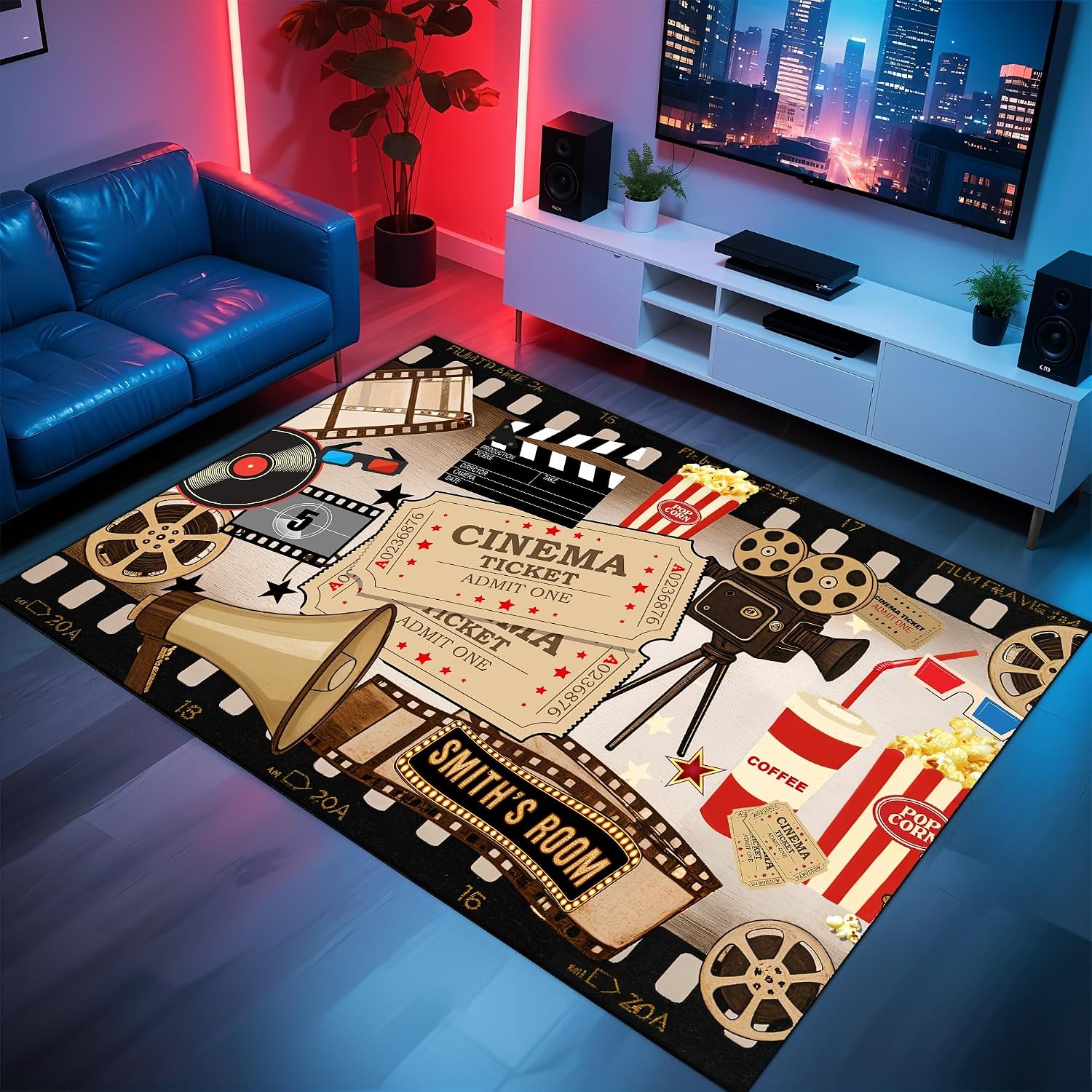 Personalized Name Cinema Carpe - Home Bathroom Name ulasan dan harga