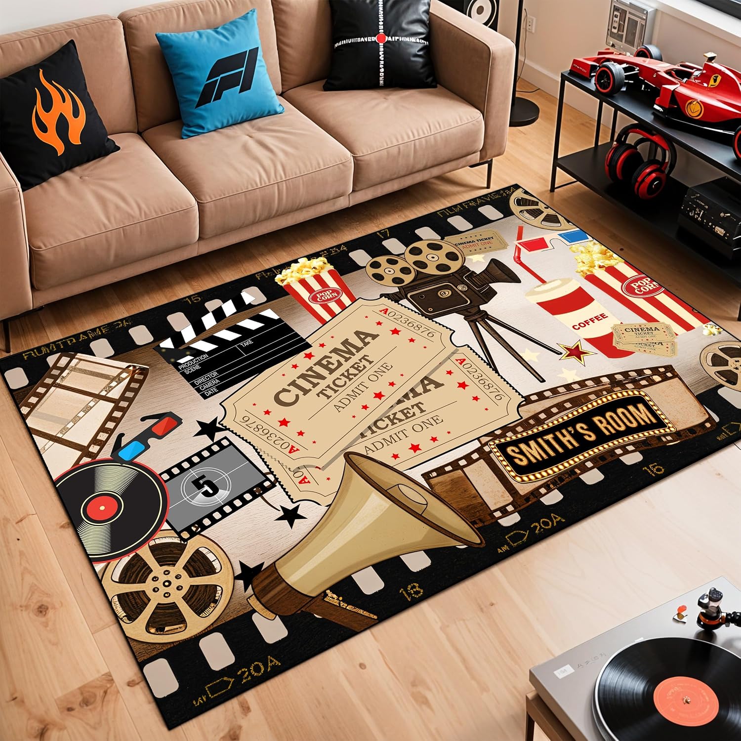 Personalized Name Cinema Carpe - Home Bathroom Name ulasan dan harga
