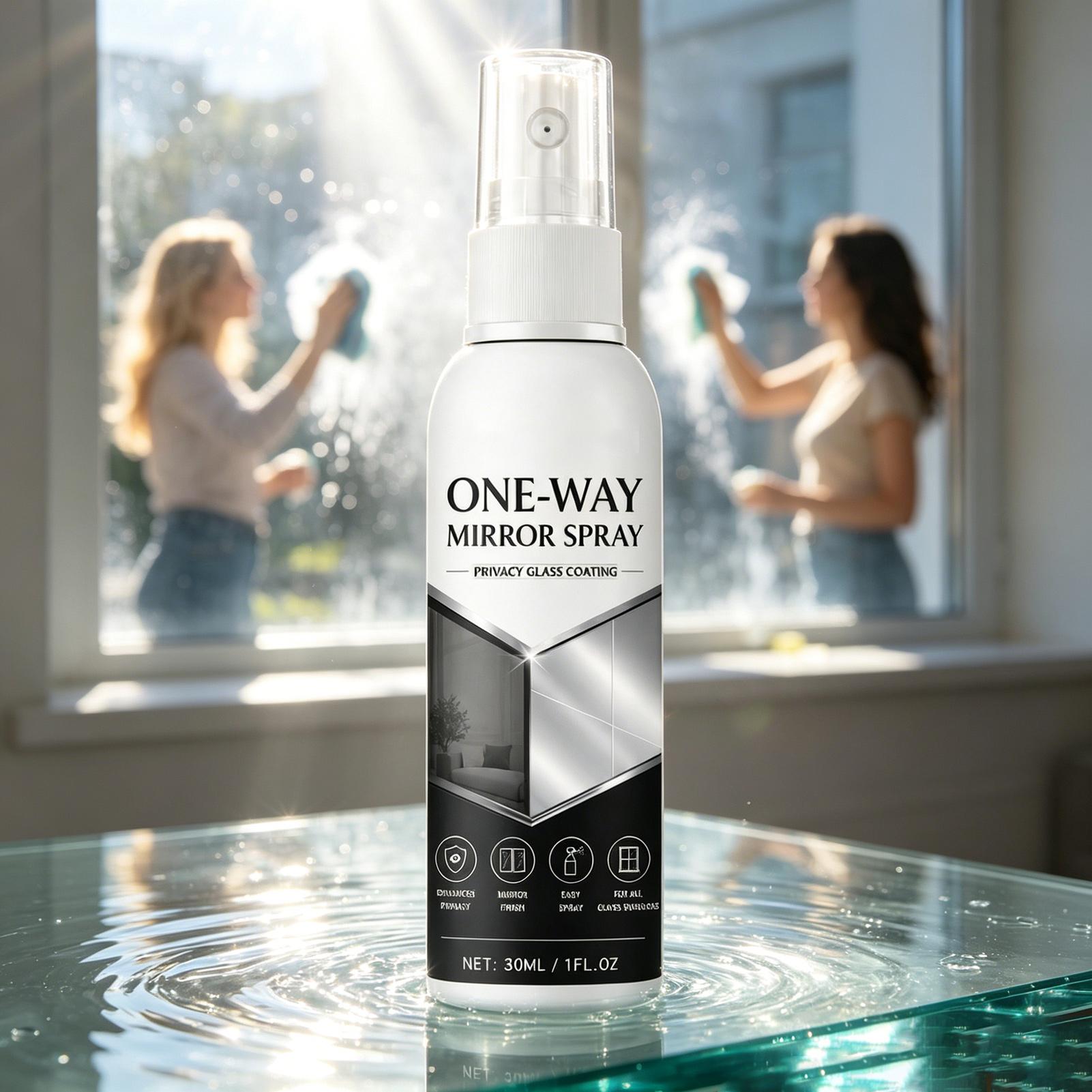 Mirror Effect Window Spray 30m - Home Bathroom Window Tint ulasan dan harga