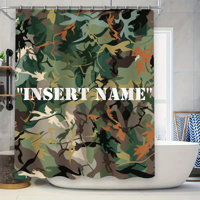 Personalized Camouflage Print  - Home Bathroom Name ulasan dan harga