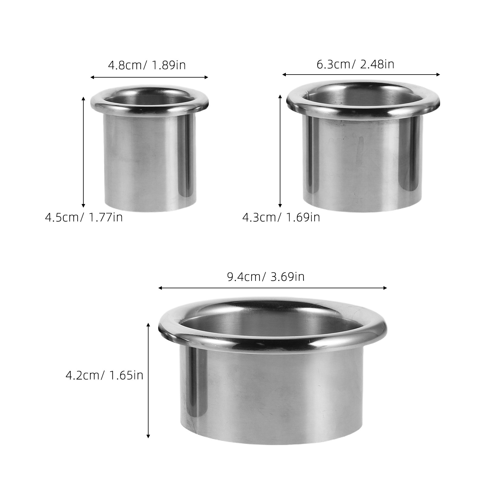 3Pcs Stainless Steel Hair Drye - Home Goods Bathroom Storage ulasan dan harga