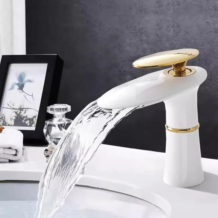 Waterfall Basin Faucet White G - Home Hardware Bathroom Sinks ulasan dan harga