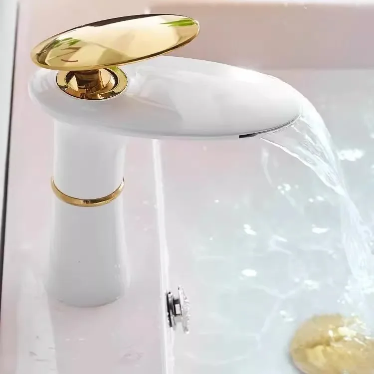 Waterfall Basin Faucet White G - Home Hardware Bathroom Sinks ulasan dan harga