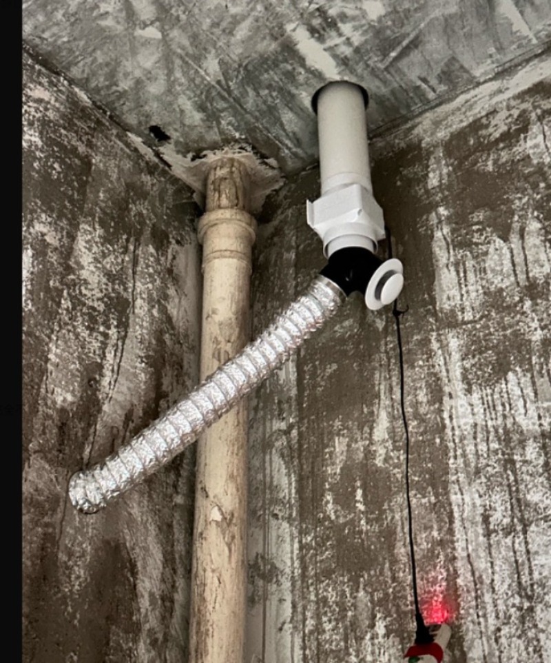 Bathroom Ceiling Exhaust Pipe  - Home Bathroom Fan ulasan dan harga