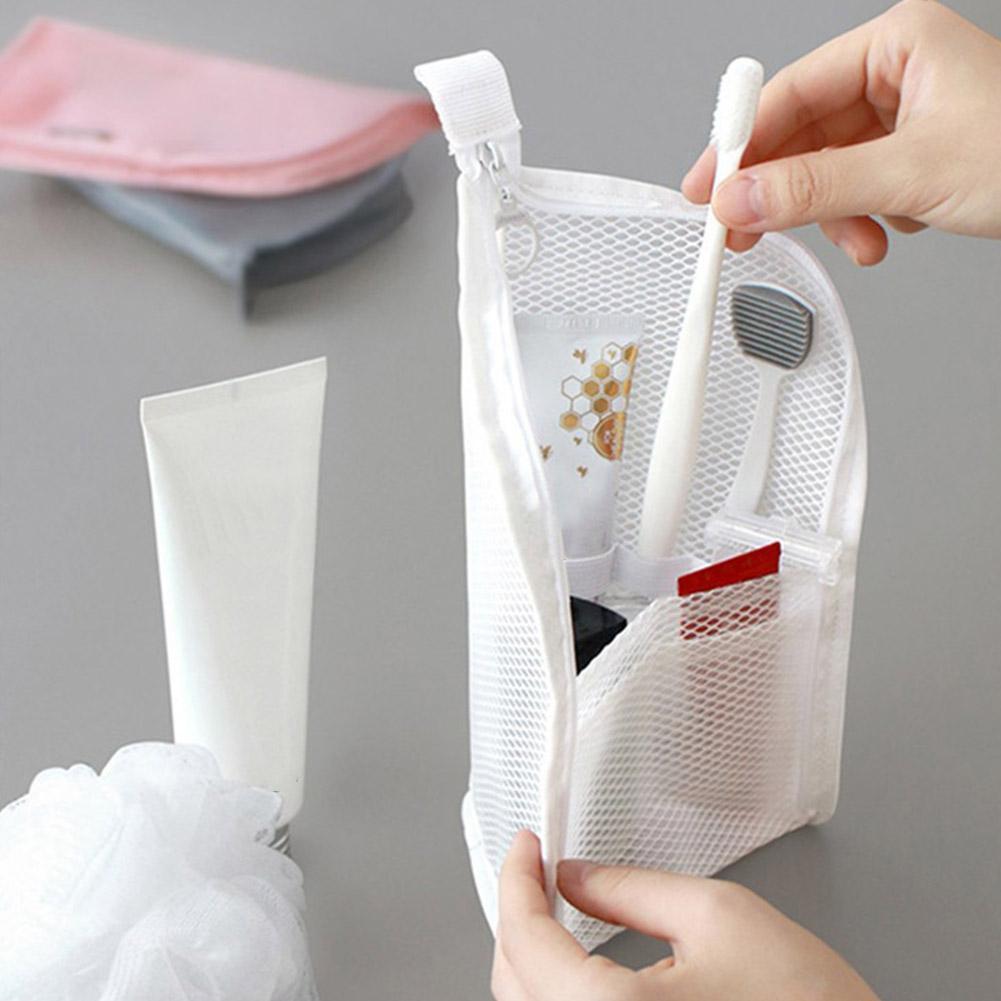 Mesh Travel Toiletry Bag Porta - Home Goods Bathroom Storage ulasan dan harga