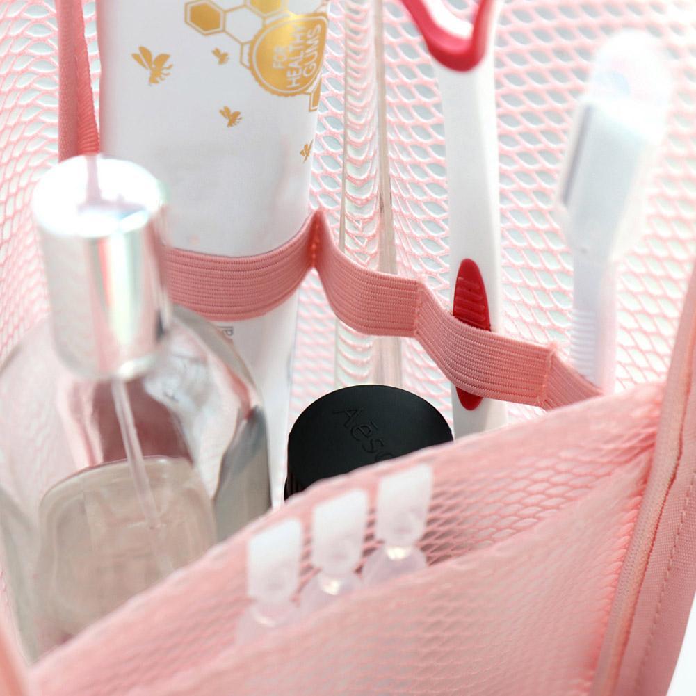 Mesh Travel Toiletry Bag Porta - Home Goods Bathroom Storage ulasan dan harga